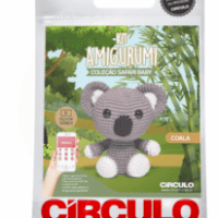 Kit Amigurumi - Safári Baby Círculo - Coala