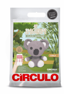 Kit Amigurumi - Safári Baby Círculo - Coala