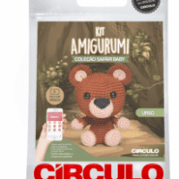 Kit Amigurumi - Safári Baby Círculo - Urso