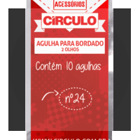 Agulha para Bordado 2 Olhos Circulo