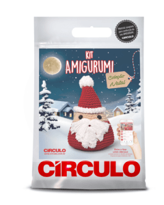 Kit Amigurumi - Coleção Natal Círculo - Papai Noel