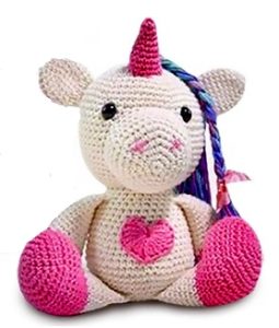 Produto Pronto Kit Amigurumi Círculo - Unicórnio