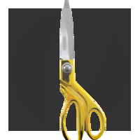 Tesoura Alfaiate Círculo 9,50 pol