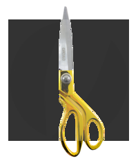 Tesoura Alfaiate Círculo 9,50 pol