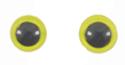 Olhos Para Amigurumi Amarelo Circulo 12mm