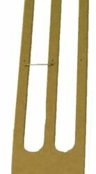 Crochê de Grampo Duplo 40x12cm