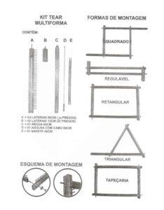Kit Tear Multiforma 9 peças