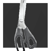 Tesoura para Picotar Círculo 23,50cm