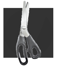 Tesoura para Picotar Círculo 23,50cm