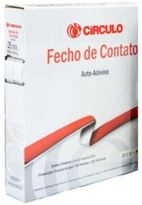 Fecho de Contato Adesivo Círculo 25mm