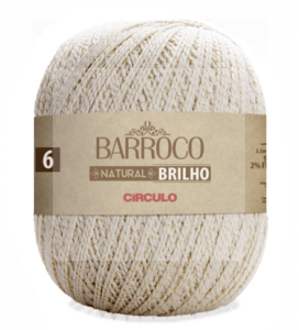 Barroco Natural Brilho Ouro 6 Circulo