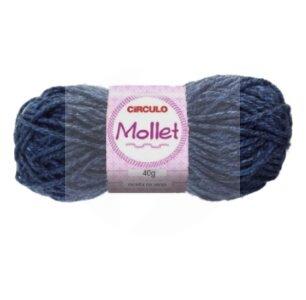Fio Mollet Fibra Negra Círculo 40gr