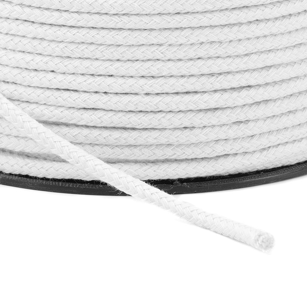 Cordão Trançado São José 3mm Branco - Imagem 2