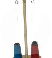 Porta Fios para Máquina 2 cones 9x18x35cm