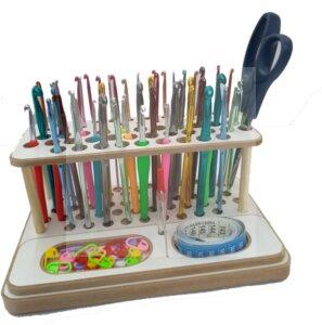 Porta Agulha de Crochê 25x16x9cm