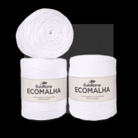 Fio de Malha EuroRoma Ecomalha 140m - 3000 Tons de Branco