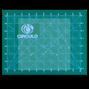 Base para Corte de Tecidos Círculo Verde 30x22cm