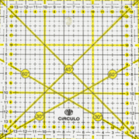 Régua Patchwork Círculo 15x15cm