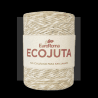 Barbante Ecojuta EuroRoma 400gr - 100 Cru