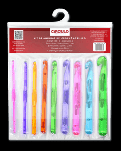 Kit de Agulhas de Crochê Acrílico