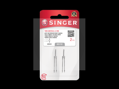Agulhas Dupla de Máquina Industrial 2024 Singer