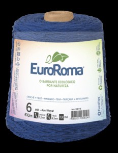 Barbante Colorido 6 Fios EuroRoma 600gr