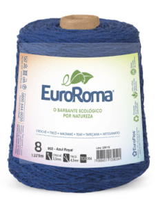 Barbante Colorido 8 Fios EuroRoma 600gr