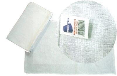 Pano de Prato Engomatextil Branco 65x40cm