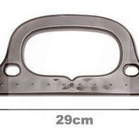 Alça Chata Plástica Grafite 29cm