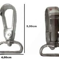 Mosquetão Prata Grande