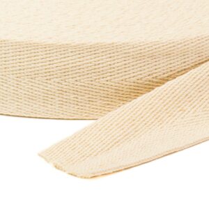 Cadarço Sarjado São José 30mm Cru Rolo 25m - Imagem 2