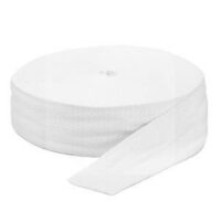 Cadarço Sarjado São José 50mm Branco Rolo 25m