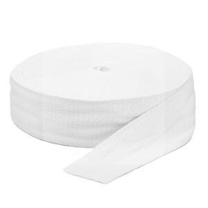 Cadarço Sarjado São José 50mm Branco Rolo 25m