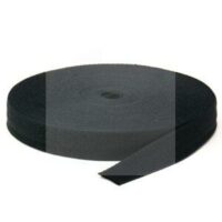 Cadarço Sarjado São José 25mm Preto Rolo 25m