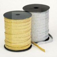 Elástico Metalizado São José (8mm) Rolo com 50m