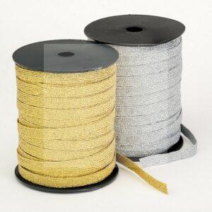 Elástico Metalizado São José (8mm) Rolo com 50m