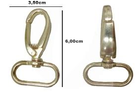 Mosquetão Dourado Grande