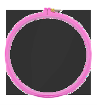 Bastidor Plástico Rosa Círculo