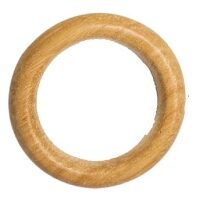 Argola Madeira ICAM 02 - 6.80cm  pct 12 unid. - Cerejeira