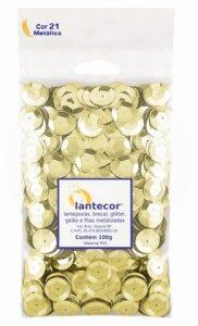 Lantejoula Cubeta Metalizada 100gr