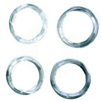 Argola Plástica Cristal 25mm 12und.