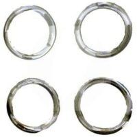 Argola Plástica Cristal 30mm 12und.