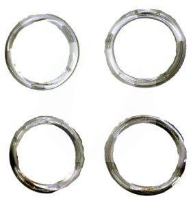 Argola Plástica Cristal 30mm 12und.