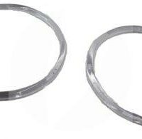 Argola Plástica Cristal 85mm 12und.