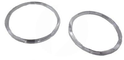 Argola Plástica Cristal 85mm 12und.