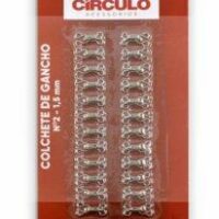 Colchete de Gancho Prata Círculo