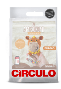 Kit Amigurumi Chocalhos - Dragão