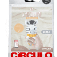 Kit Amigurumi Chocalhos - Zebra