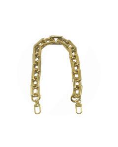 Alça Acrílica Corrente Dourada 30 cm