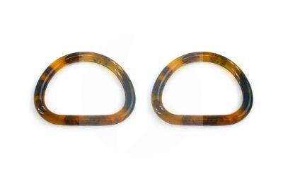 Alça Acrílica Tartaruga 11,5cm